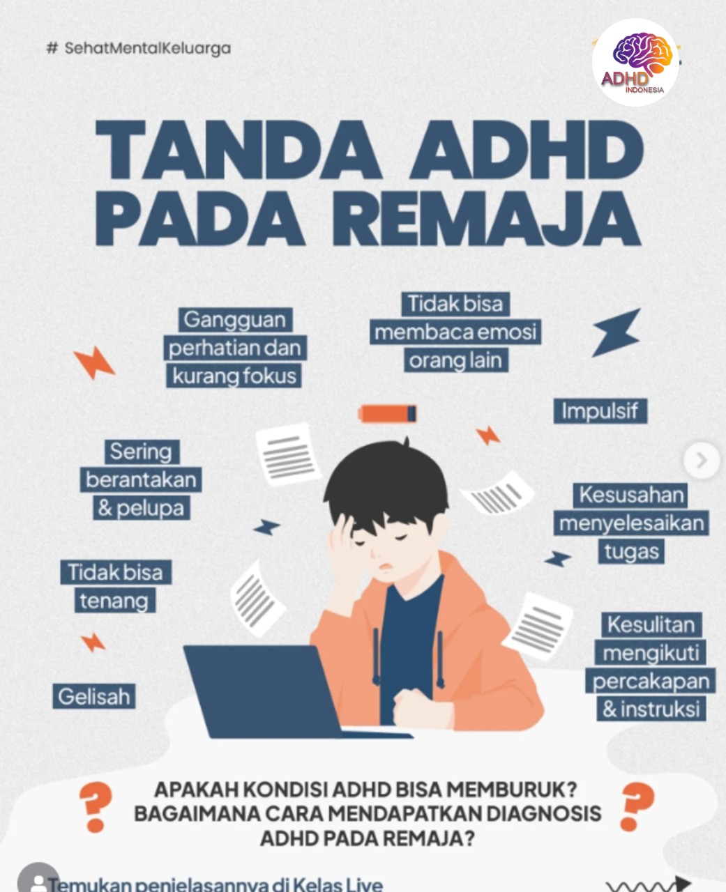 Screening ADHD Non-Diagnostik: Edukasi Awal bagi Orang Tua di Kabupaten Tana Toraja